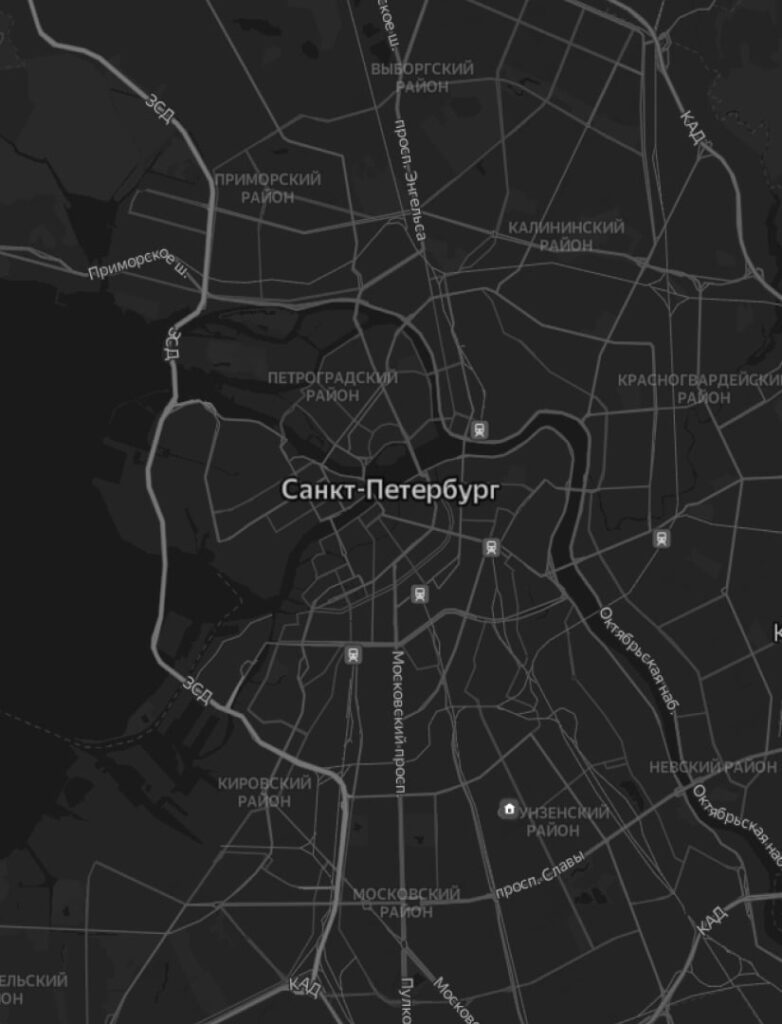 St.Petersburg Haritası